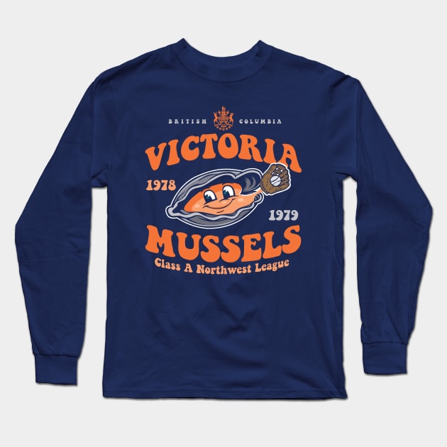 Victoria Mussels Long Sleeve T-Shirt by MindsparkCreative